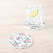 シックエレガントピガーリーンクフローラ コースター (側面)