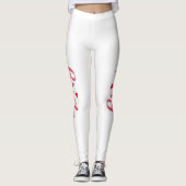 シックエレガントピンクブ結婚ライドバチェロレッテ レギンス (正面)