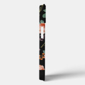 シックエレガントピンクローズフローラオンブラック Case-Mate iPhoneケース (裏面 / 右)