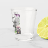 シックエレガントファブラス50誕生日カスタマイズ ショットグラス (右)