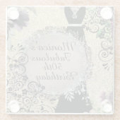 シックエレガントファブラス50th誕生日 ガラスコースター (裏面)