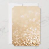 シックエレガントフラワーグリティブル《写真》ぼけ味ブライダルシャワー 招待状 (裏面)