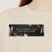 シックエレガントフラワースタッフ 名札