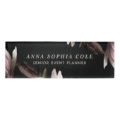 シックエレガントフラワースタッフ 名札 (正面)