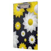 シックエレガントフローラさくらんぼ花ひまわり クリップボード (左)