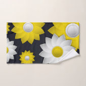 シックエレガントフローラさくらんぼ花ひまわり バスタオルセット (ハンドタオル)