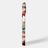 シックエレガントフローラと名前をカスタムする/モノグラム Case-Mate iPhoneケース (裏面 / 右)