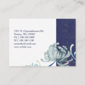 シックエレガントフローラエステティシャン 名刺 (裏面)