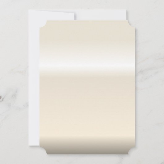 シックエレガントフローラストリングライトブライダルシャワー 招待状 (裏面)