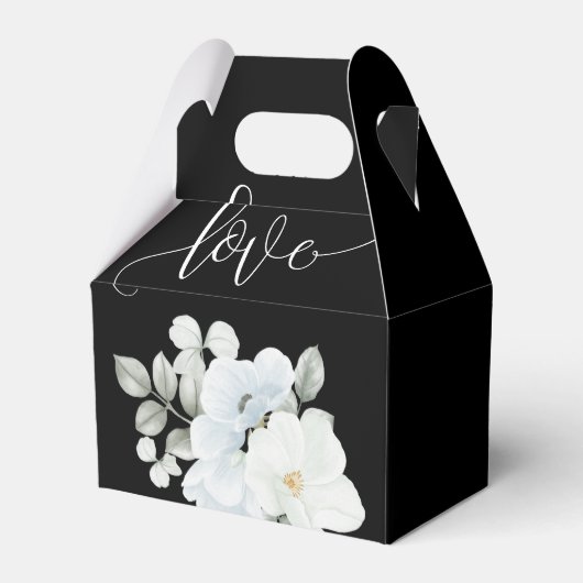 シックエレガントフローラ白黒結婚ズ フェイバーボックス (裏面サイド)
