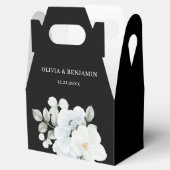 シックエレガントフローラ白黒結婚ズ フェイバーボックス (オープン)