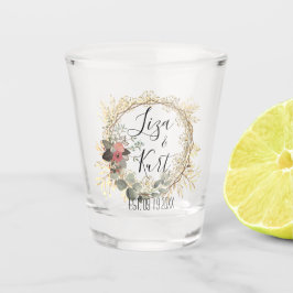 シックエレガントフローラ結婚リース ショットグラス