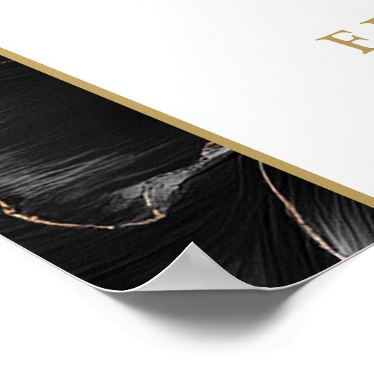 シックエレガントフローラ50周年記念ウェルカムサイン ポスター (角)