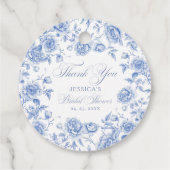 シックエレガントブルートイレチノイスリーブライダルシャワー フェイバータグ (裏面)