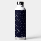 シックエレガントブルーブラックウォーターボトル ウォーターボトル (左面)