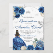 シックエレガントブ王室のルーバラ金ゴールドキンセアニェラ 招待状 (正面)