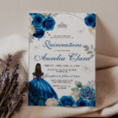 シックエレガントブ王室のルーバラ金ゴールドキンセアニェラ 招待状