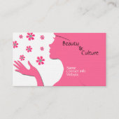 シックエレガントプレミアムリネン紙 コーリングカード (正面)