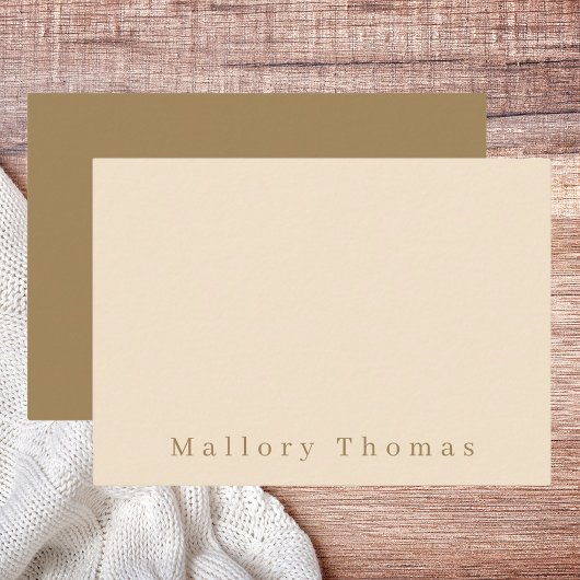 シックエレガントホワイトアイボリー個人文房具 ノートカード