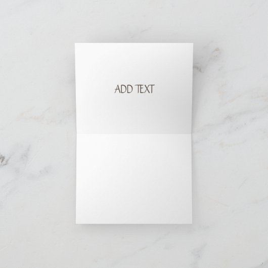 シックエレガントマグノリアバラ サンキューカード (内部)