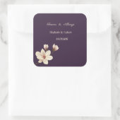 シックエレガントマグノリア結婚ズ スクエアシール (バッグ)