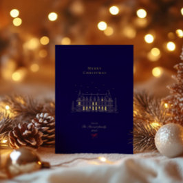 シックエレガントミニマリストクリスマスホリデーカード シーズンカード