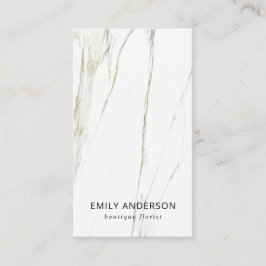 シックエレガントミニマルマーブル質感プロフェッショナル 名刺