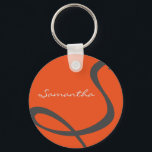 シックエレガントモダントレンディーモノグラシンプルム・オレンジ キーホルダー<br><div class="desc">この洗練素晴らしされたデザインは、ネオンのオレンジ色の背景にスチールグレーのモノグラム無地のを特徴とする。プレゼンエレガントテーションの純粋なシンプルさコンテンポラリーは、このデザインは女性のための完璧なギフトスタイリッシュを作る。</div>