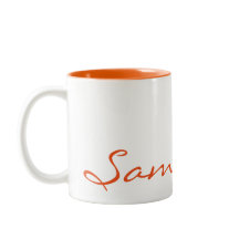 シックエレガントモダントレンディーモノグラシンプルム・オレンジ