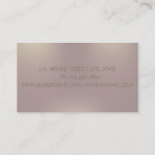 シックエレガントモダン洗練ストライプのされた 名刺 (裏面)