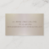 シックエレガントモダン洗練ストライプのされた 名刺 (裏面)