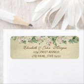 シックエレガントラグジュアリー – バラ住所 シール (インサイチュ)