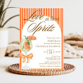 シックエレガントラブアットファーストスピリッツブライダルシャワー 招待状