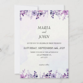 シックエレガントロマンチックなミニマルクラシックリスト 招待状