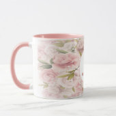 シックエレガントロマンチックバラフローラ マグカップ (左)