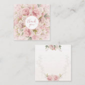 シックエレガントロマン感謝していムあなたバラフローラ ノートカード (正面/裏面)