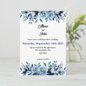 シックエレガントロユニークマンティムミニマルクラシックリスト 招待状 (スタンド正面)