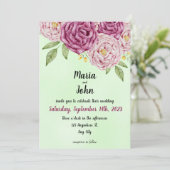 シックエレガントロユニークマンティムミニマルクラシックリスト 招待状 (スタンド正面)