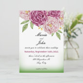 シックエレガントロユニークマンティムミニマルクラシックリスト 招待状 (スタンド正面)