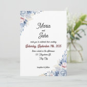 シックエレガントロユニークマンティムミニマルクラシックリスト 招待状 (スタンド正面)