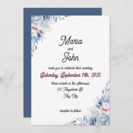 シックエレガントロユニークマンティムミニマルクラシックリスト 招待状