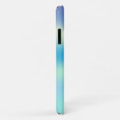 シックエレガントロータスブルーホログラフィック Case-Mate iPhoneケース (裏面/右)