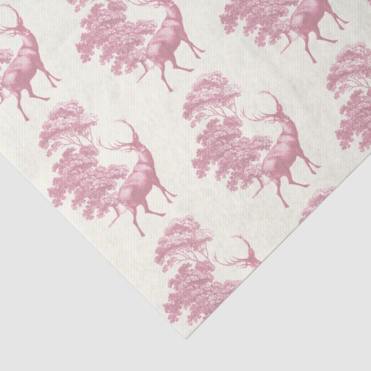 シックエレガントヴィンテージピンクディアーin森 薄葉紙 (詳細)