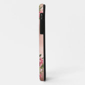 シックエレガントヴィンテージピンクローズフローラ名 Case-Mate iPhoneケース (裏面/左)
