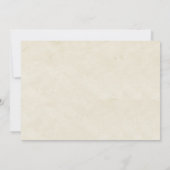 シックエレガントヴィンテージ素朴サイクリングウ結婚ィード セーブザデート (裏面)