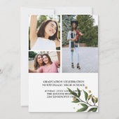 シックエレガント卒業招待状 招待状 (裏面)