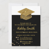 シックエレガント卒業招待状 招待状 (正面)