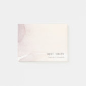 シックエレガント抽象芸術バラ金ゴールドパープルウォーター色 ポストイット (正面)