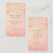 シックエレガント紙吹雪プロフェッショナル 名刺 (正面/裏面)