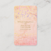 シックエレガント紙吹雪プロフェッショナル 名刺 (裏面)